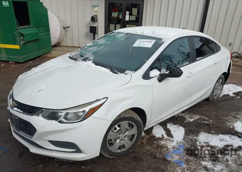 2016 Chevrolet Cruze Ls Auto из США, поврежденный, VIN 1G1BC5SM3G7281668
